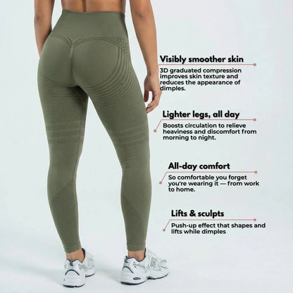 Cellumove 3D Leggings - Army Green
